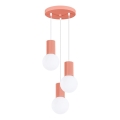 Hängeleuchte HALO 3xG9/8W/230V d 25 cm rosa