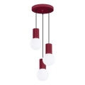 Hängeleuchte HALO 3xG9/8W/230V d 25 cm rot