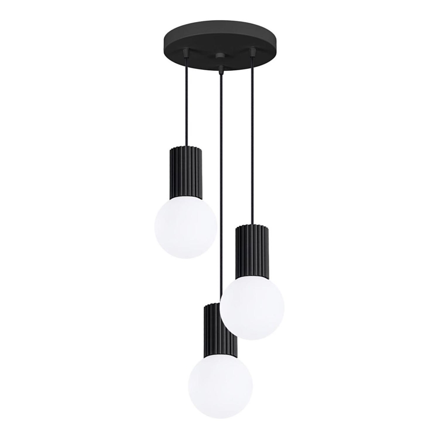 Hängeleuchte HALO 3xG9/8W/230V d 25 cm schwarz