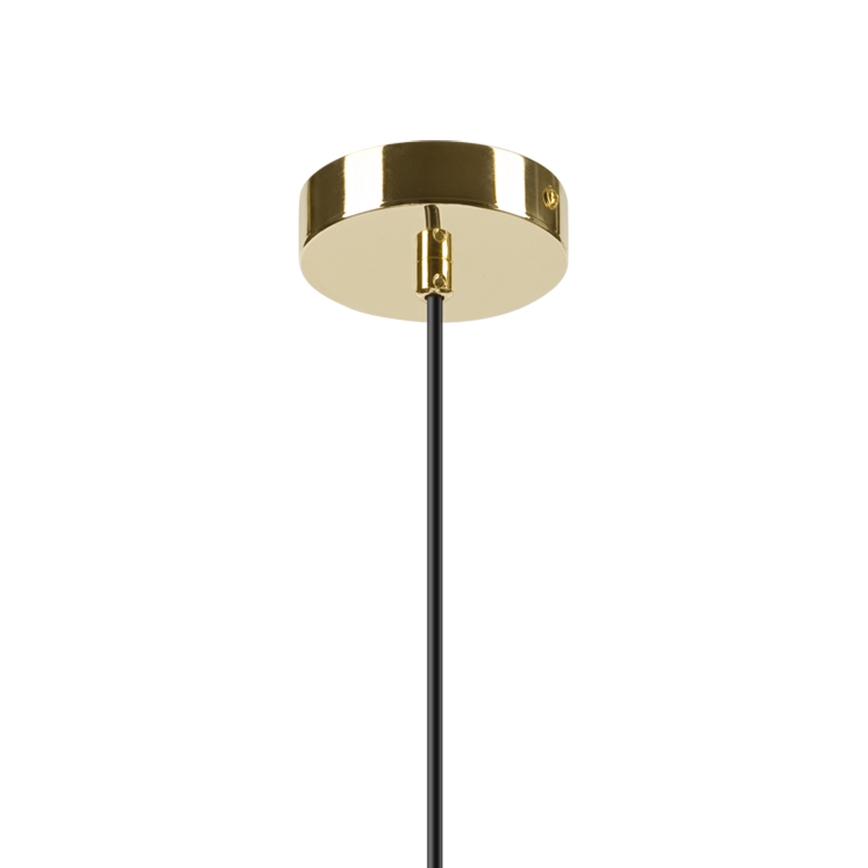 Hängeleuchte HARMA 1xE27/15W/230V d 14 cm weiß/golden