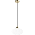 Hängeleuchte HARMA 1xE27/15W/230V d 25 cm weiß/golden