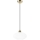 Hängeleuchte HARMA 1xE27/15W/230V d 25 cm weiß/golden