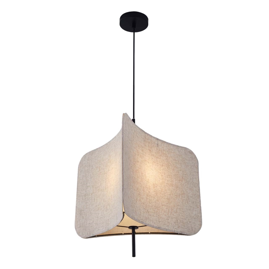 Hängeleuchte HAVANA 1xE27/20W/230V d 50 cm beige