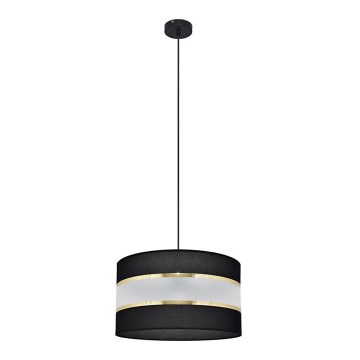 Hängeleuchte HELEN 1xE27/15W/230V Durchschn. 35 cm schwarz/gold