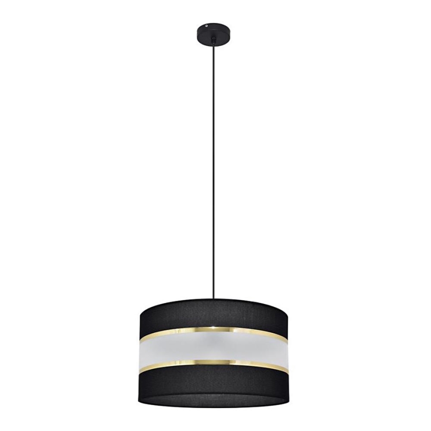 Hängeleuchte HELEN 1xE27/15W/230V Durchschn. 35 cm schwarz/gold