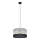 Hängeleuchte HELEN 1xE27/15W/230V Durchschn. 35 cm schwarz/grau/gold