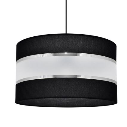 Hängeleuchte HELEN 1xE27/15W/230V Durchschn. 35 cm schwarz/silber