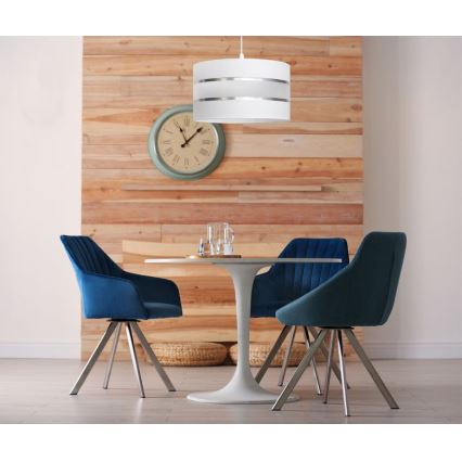 Hängeleuchte HELEN 1xE27/15W/230V Durchschn. 35 cm weiß