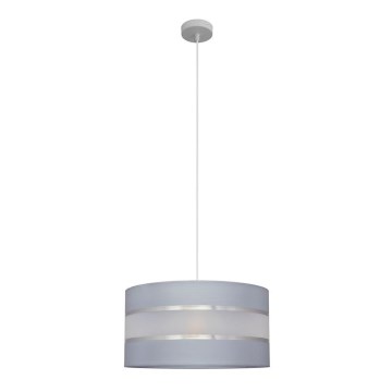 Hängeleuchte HELEN 1xE27/15W/230V Durchschn. 40 cm grau/silber