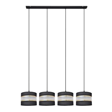 Hängeleuchte HELEN 4xE27/15W/230V schwarz/gold