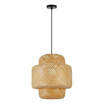 Hängeleuchte HILO 1xE27/40W/230V d 38 cm Bambus
