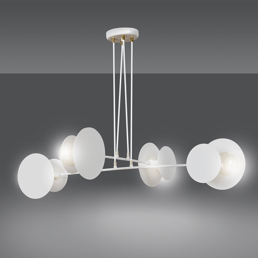 Hängeleuchte IDEA 4xE27/15W/230V weiß