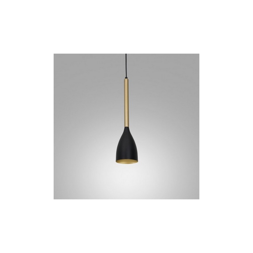 Hängeleuchte ISTAPPAR 1xE27/60W/230V schwarz/gold