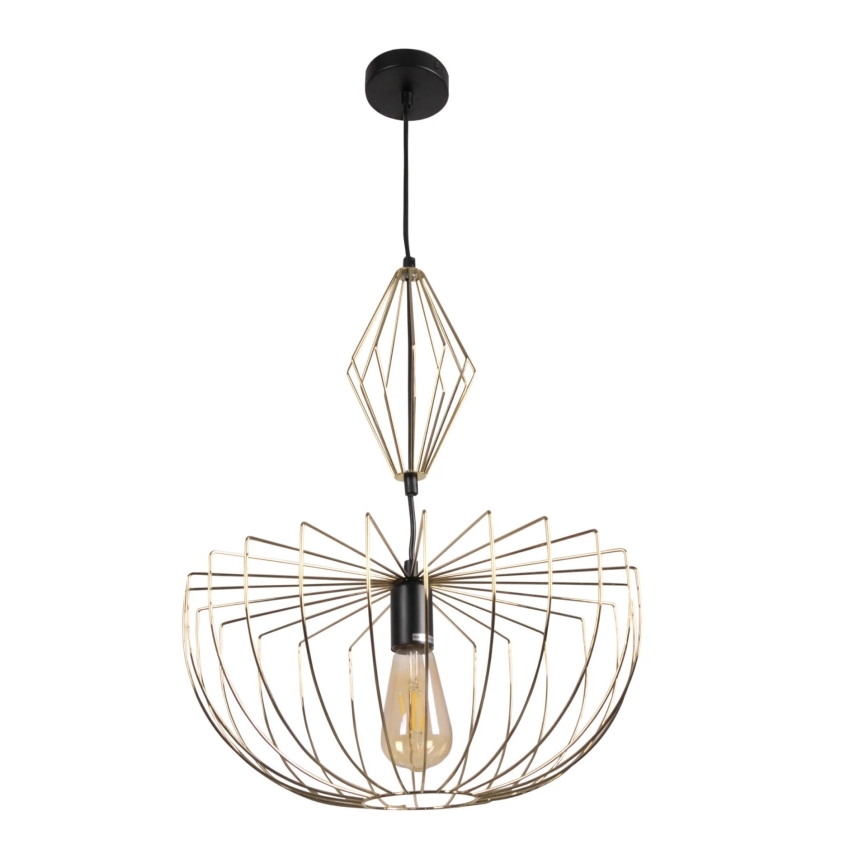 Hängeleuchte JASMINA 1xE27/20W/230V d 40 cm golden