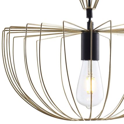 Hängeleuchte JASMINA 1xE27/20W/230V d 40 cm golden