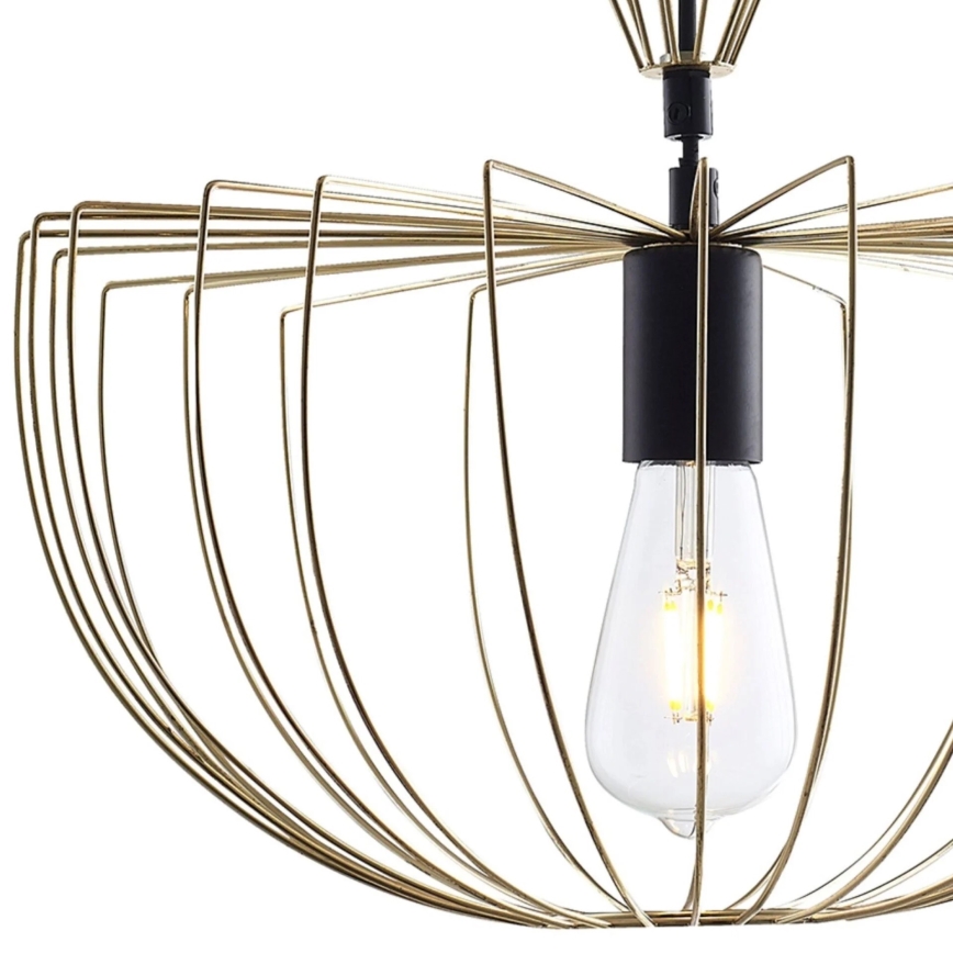 Hängeleuchte JASMINA 1xE27/20W/230V d 40 cm golden