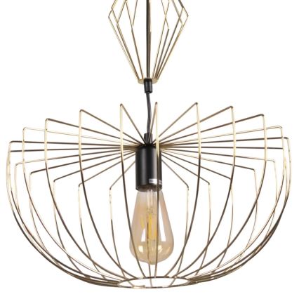 Hängeleuchte JASMINA 1xE27/20W/230V d 40 cm golden