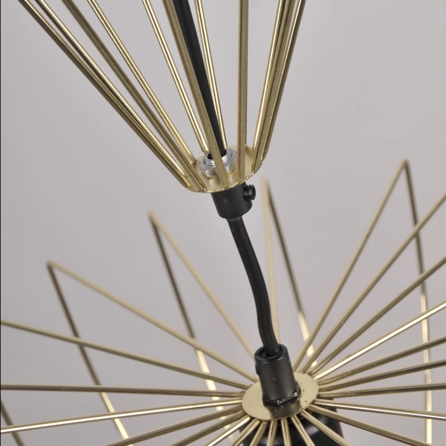 Hängeleuchte JASMINA 1xE27/20W/230V d 40 cm golden