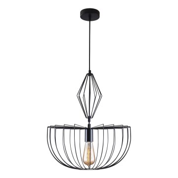 Hängeleuchte JASMINA 1xE27/20W/230V d 40 cm schwarz
