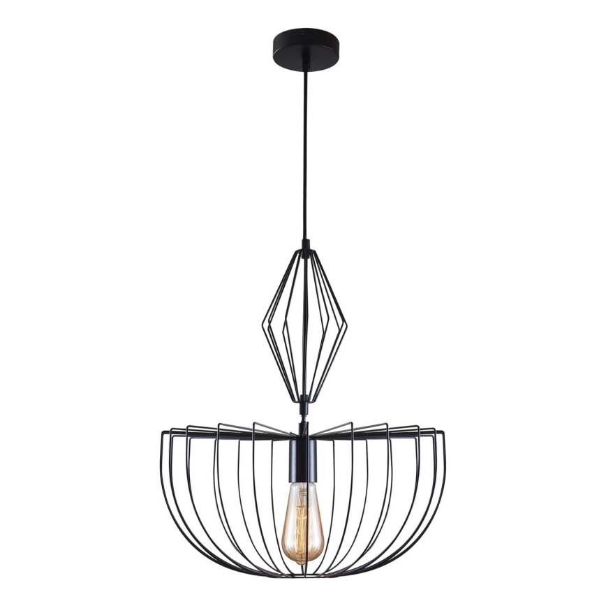Hängeleuchte JASMINA 1xE27/20W/230V d 40 cm schwarz