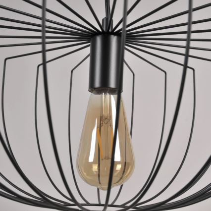 Hängeleuchte JASMINA 1xE27/20W/230V d 40 cm schwarz