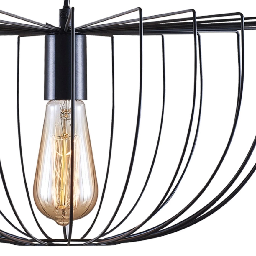 Hängeleuchte JASMINA 1xE27/20W/230V d 40 cm schwarz