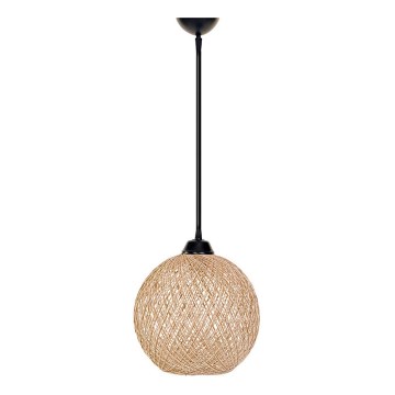 Hängeleuchte JUTE 1xE27/60W/230V beige