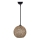 Hängeleuchte JUTE 1xE27/60W/230V braun