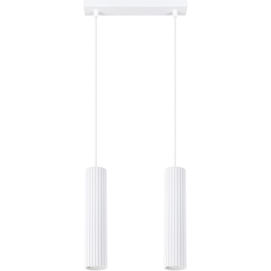 Hängeleuchte KARBON 2xGU10/10W/230V weiß
