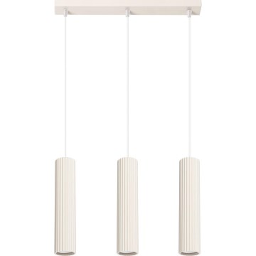 Hängeleuchte KARBON 3xGU10/10W/230V cremefarben