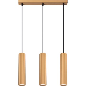 Hängeleuchte KARBON 3xGU10/10W/230V golden