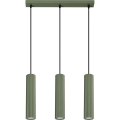 Hängeleuchte KARBON 3xGU10/10W/230V grün
