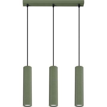 Hängeleuchte KARBON 3xGU10/10W/230V grün