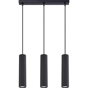Hängeleuchte KARBON 3xGU10/10W/230V schwarz