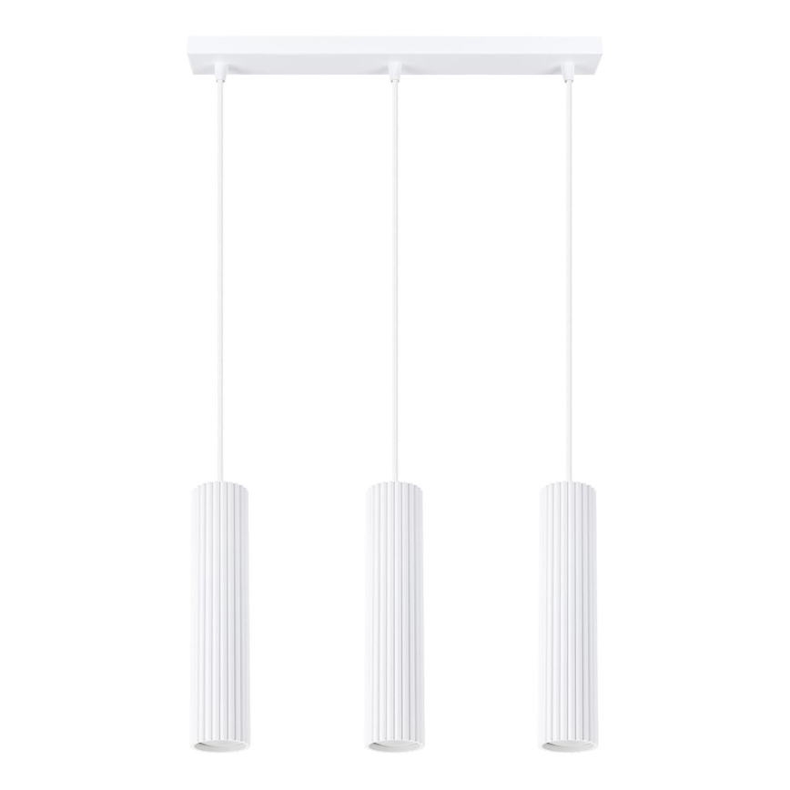 Hängeleuchte KARBON 3xGU10/10W/230V weiß
