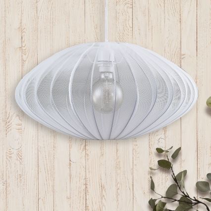 Hängeleuchte KINU 1xE27/20W/230V d 50 cm weiß