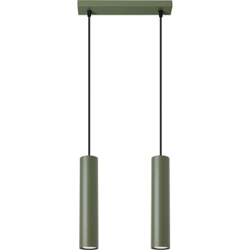 Hängeleuchte LAGOS 2xGU10/10W/230V grün