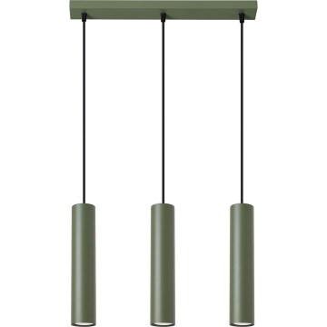 Hängeleuchte LAGOS 3xGU10/10W/230V grün