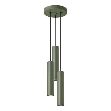 Hängeleuchte LAGOS 3xGU10/10W/230V grün
