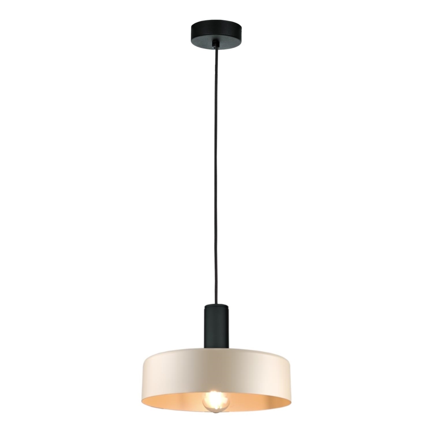 Hängeleuchte LATTE 1xE27/60W/230V beige/schwarz
