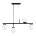 Hängeleuchte LUNA 4xE14/10W/230V schwarz