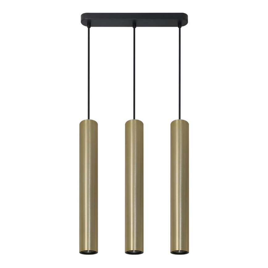 Hängeleuchte LUNGOMARE 3xGU10/10W/230V golden