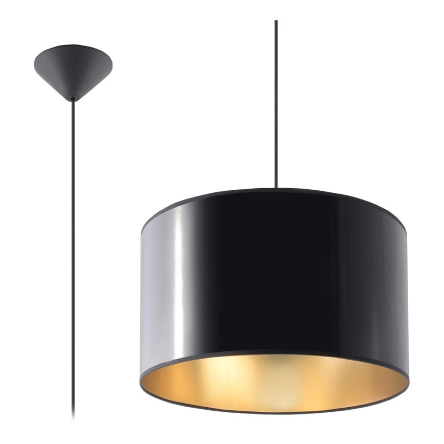 Hängeleuchte LUXOR 30 1xE27/60W/230V gold/schwarz