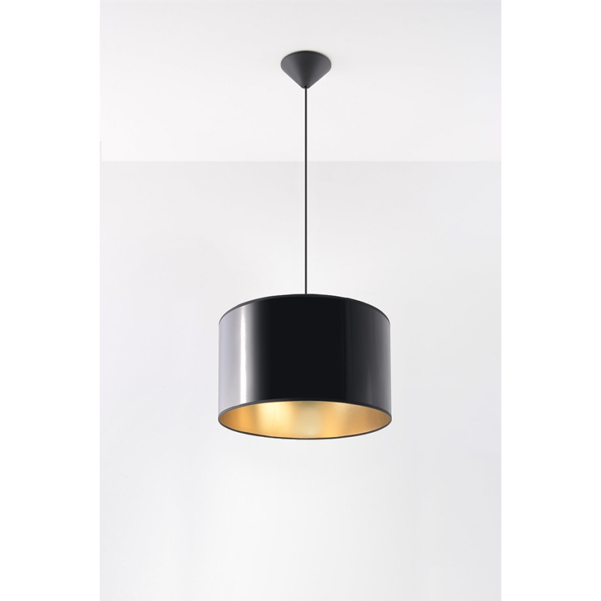 Hängeleuchte LUXOR 30 1xE27/60W/230V gold/schwarz
