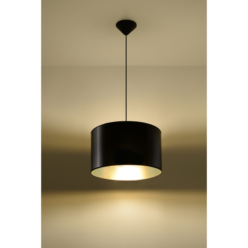Hängeleuchte LUXOR 30 1xE27/60W/230V gold/schwarz