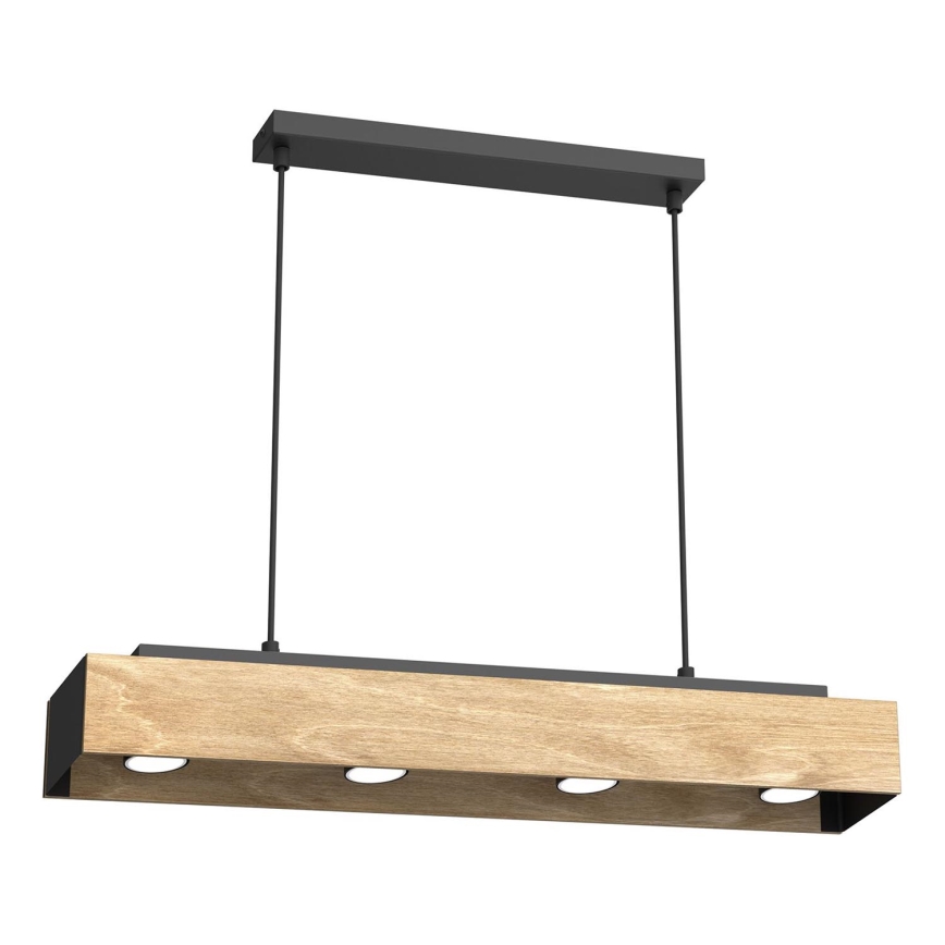 Hängeleuchte MAISON 4xGU10/8W/230V braun/Eiche