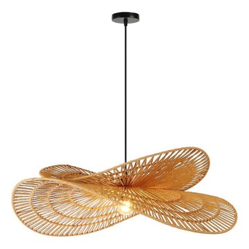 Hängeleuchte MARIPOSA 1xE27/40W/230V d 80 cm Jute