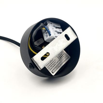 Hängeleuchte MARKUS 1xE27/15W/230V Schwarz/Eiche