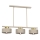 Hängeleuchte MARTI 3xE27/15W/230V beige/golden