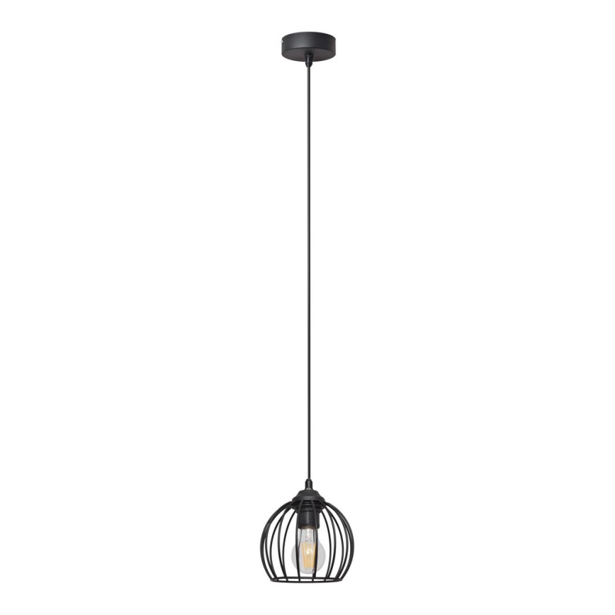 Hängeleuchte MERCURE 1xE27/15W/230V Durchmesser 16 cm schwarz